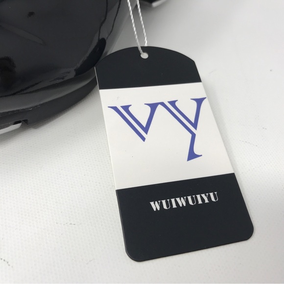 WUIWUIYU Lace Up Tap Dancing Shoes, Unisex Kid's Size 12(B)32 - Black - Picture 8 of 10